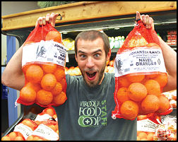 Bjorn with Oranges